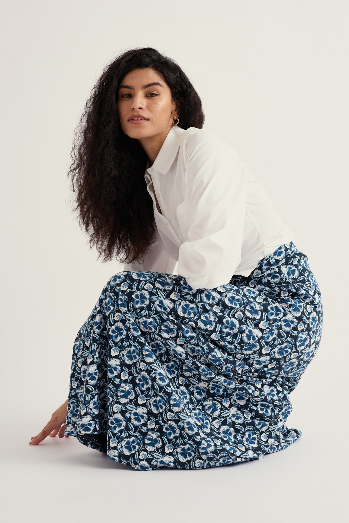 Rose A-Line Ankle Length Skirt