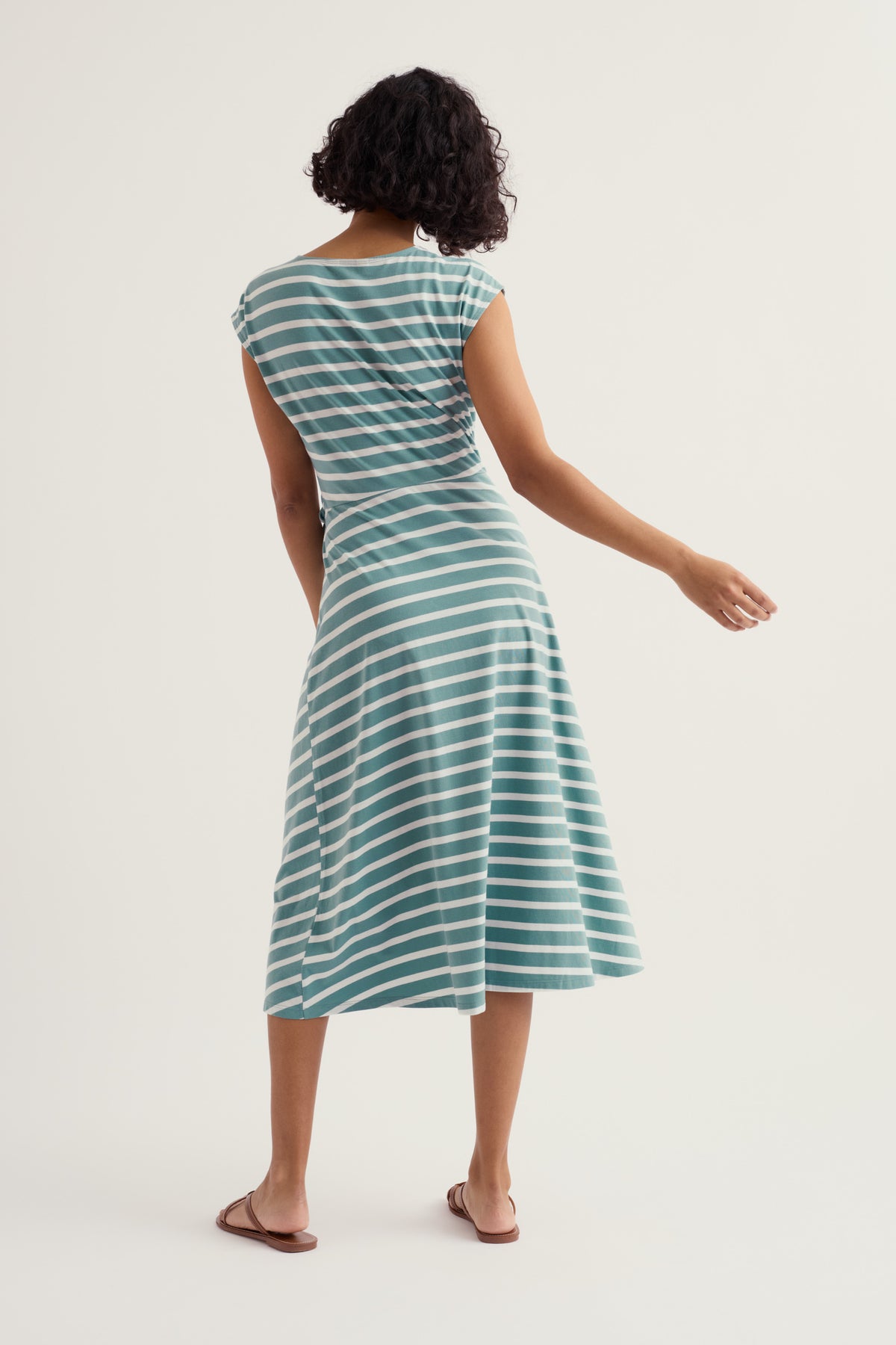 Fettling Jersey Tie Detail Midi Dress