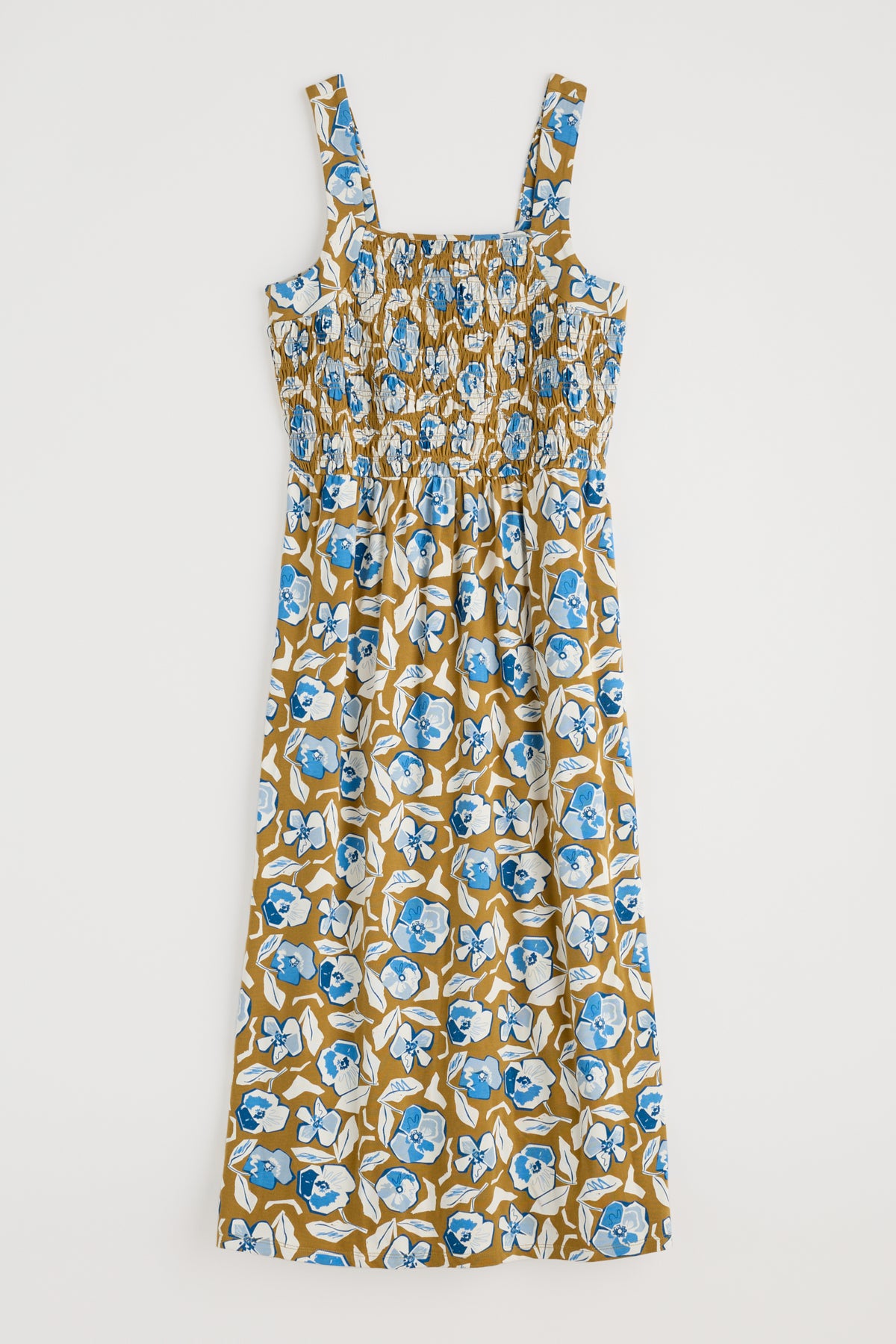 Summer Buoy Jersey Smocked Dress