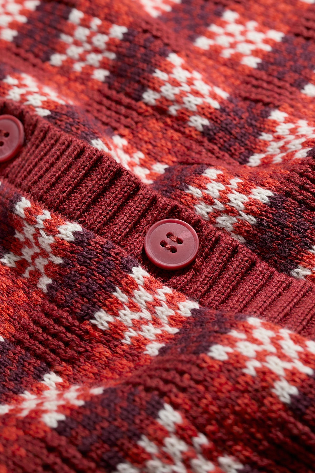 Kensa Organic Cotton Checked Cardigan