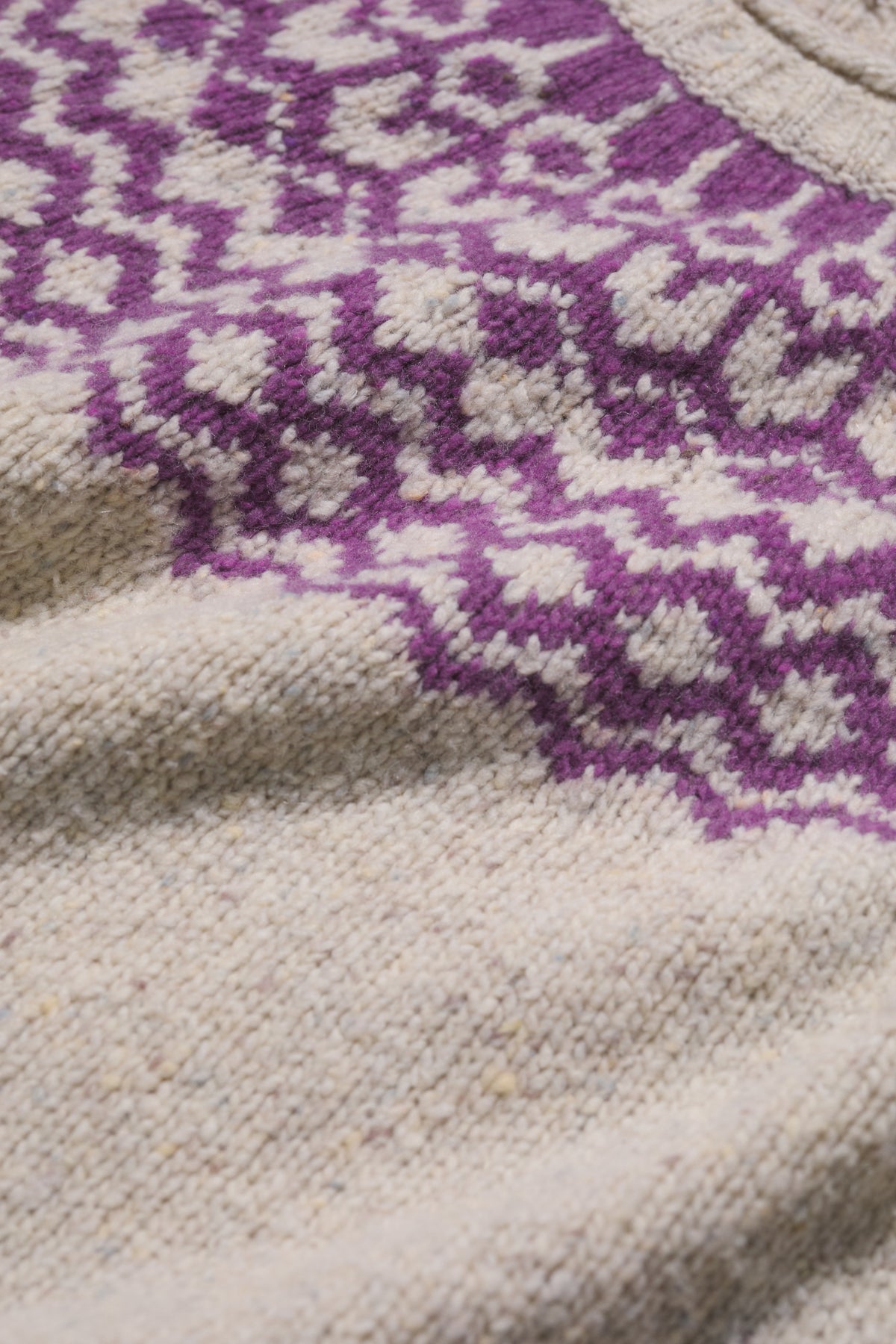Port Kinnis Fair Isle Jumper With Merino