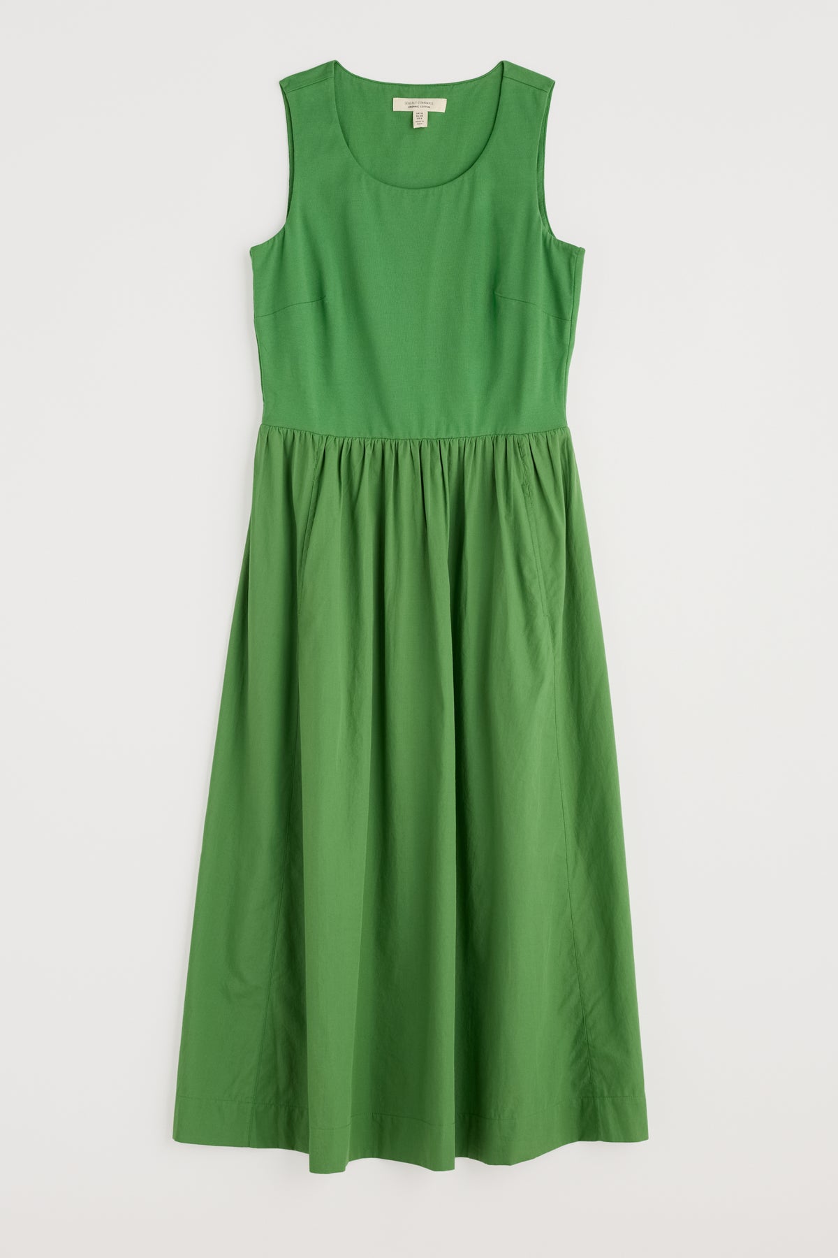 Madder Jersey Woven Mix Sleeveless Dress