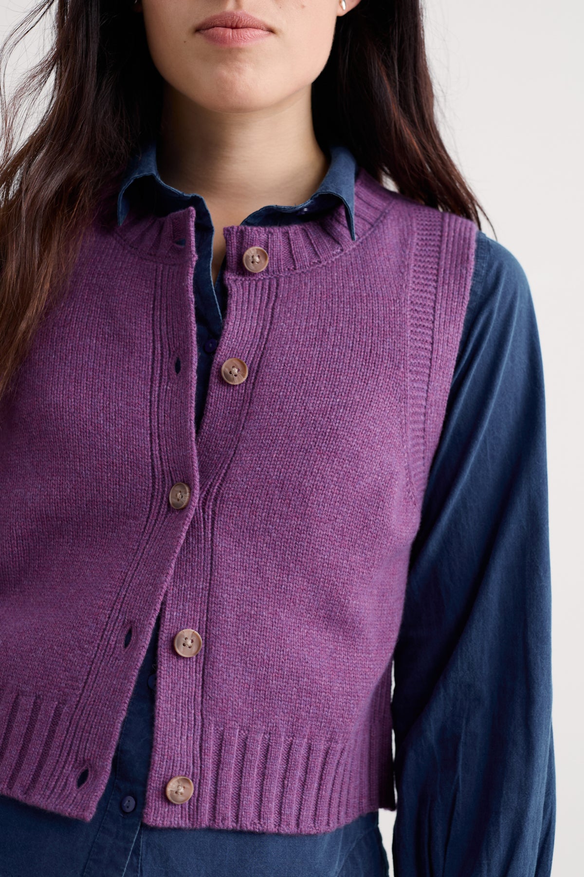Derwenn Button Down Vest
