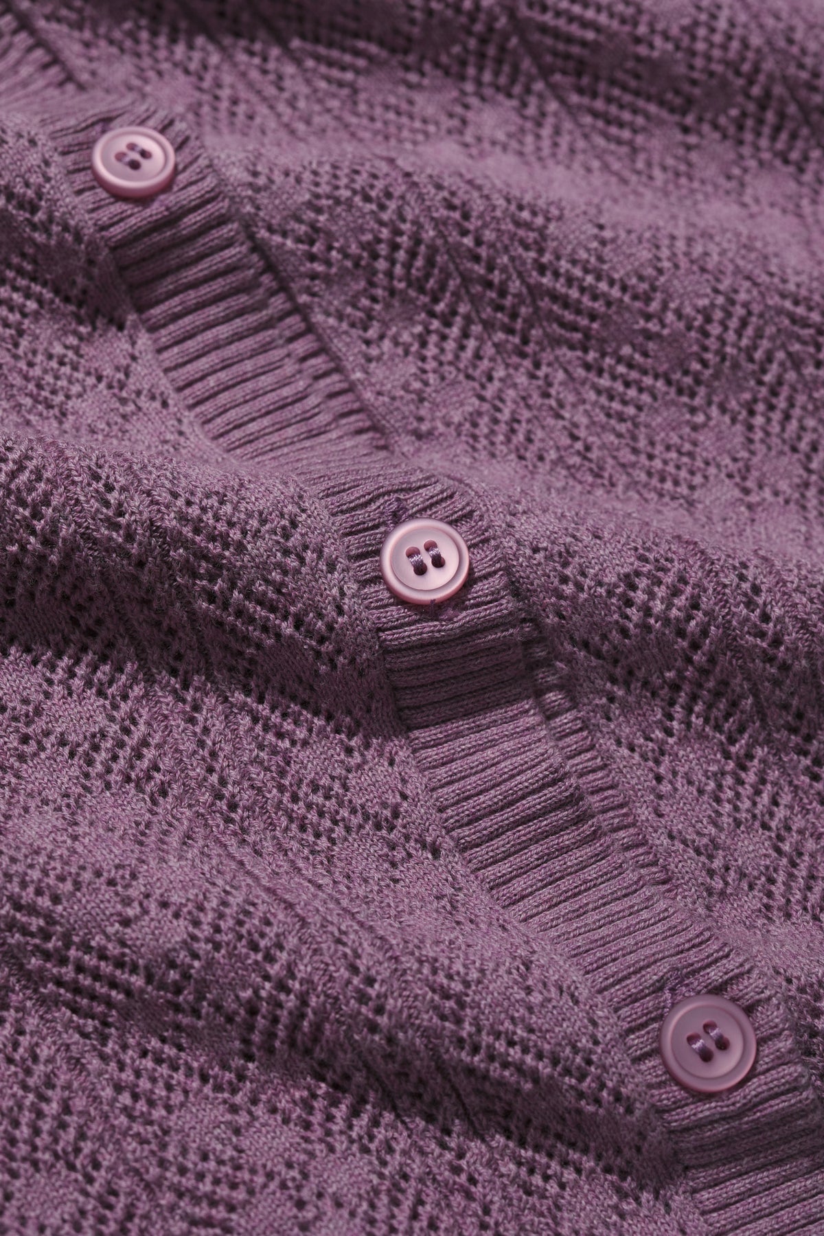 Willowing Pointelle Organic Cotton Cardigan