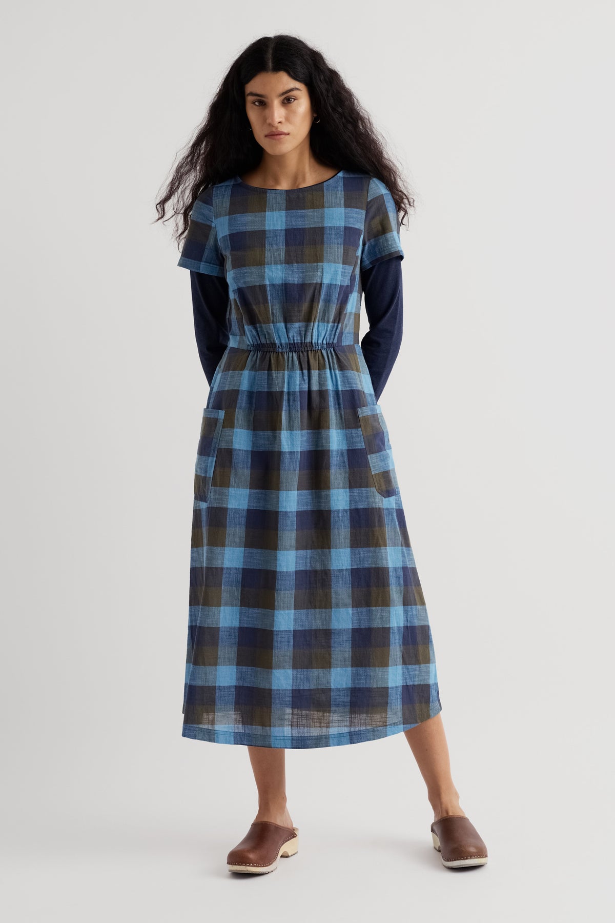 Haneth Waisted Midi Dress
