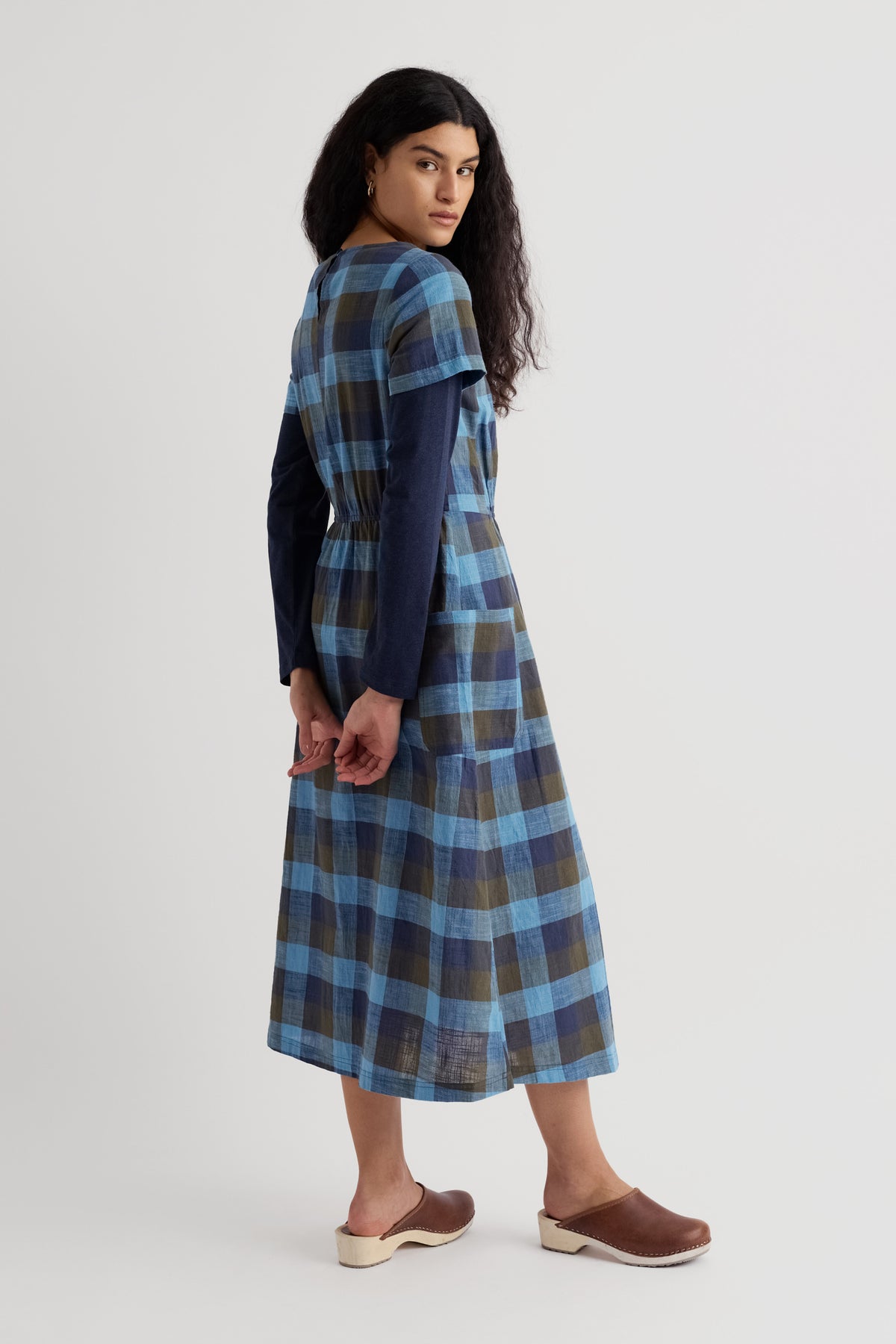 Haneth Waisted Midi Dress