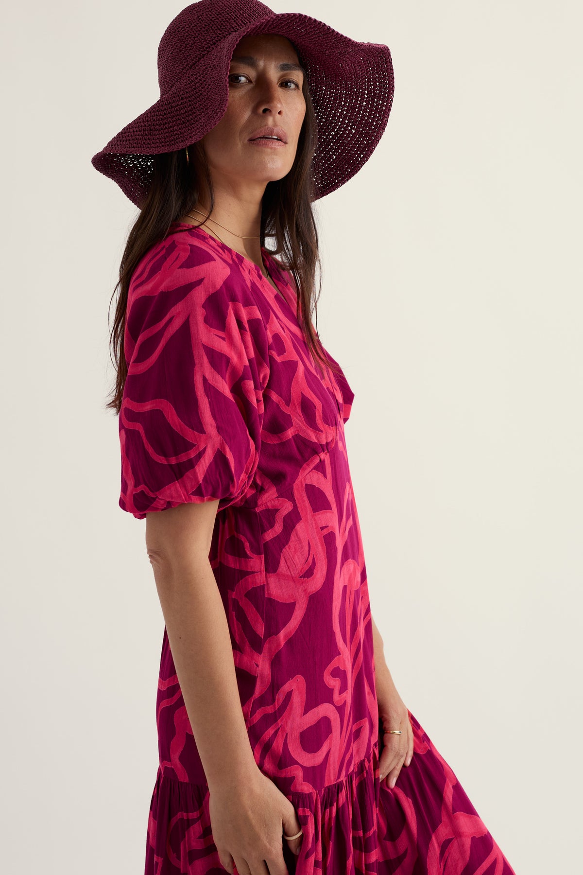 Waterside Tiered Empire Line Dress