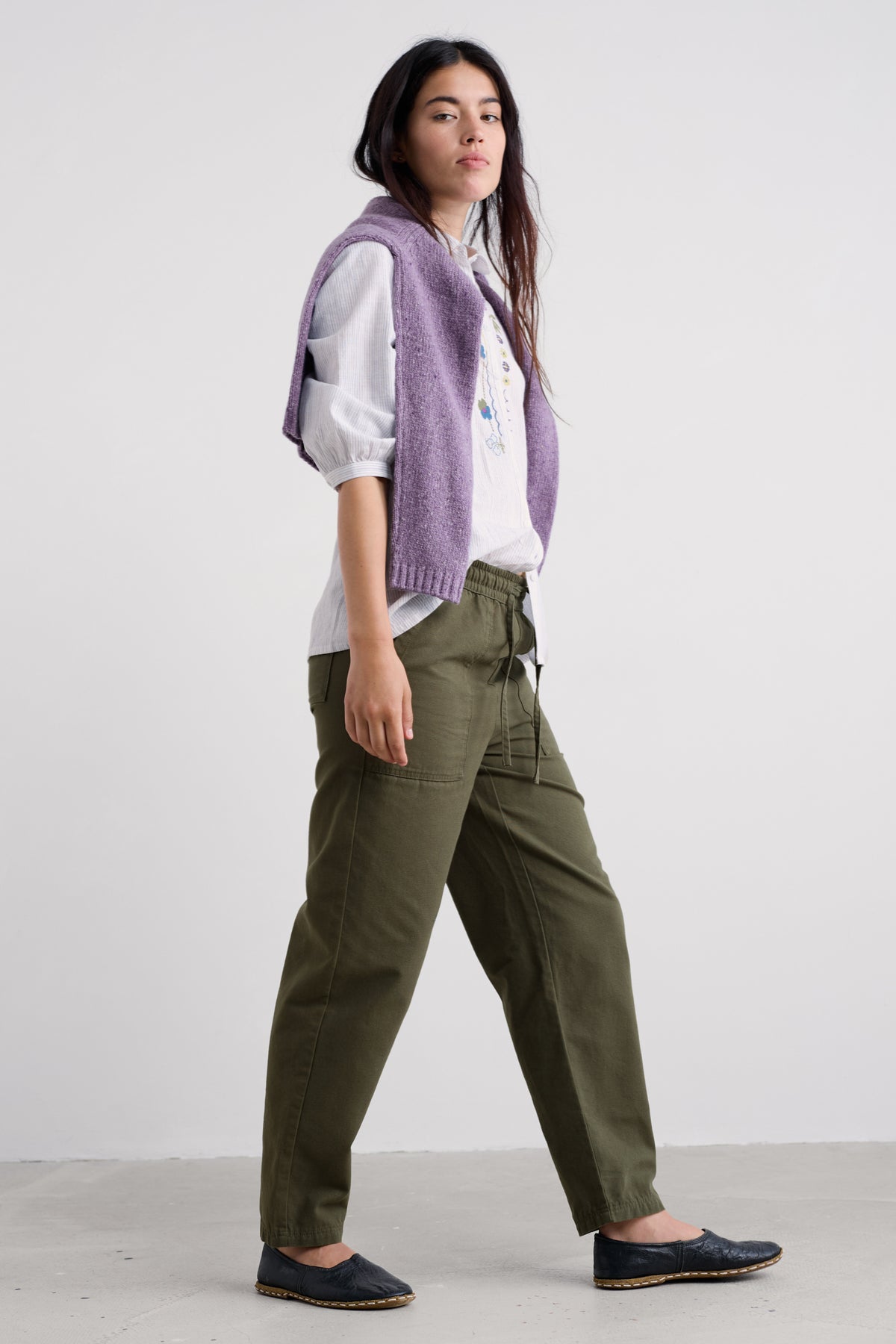 Sholl Trouser in Organic Cotton Canvas
