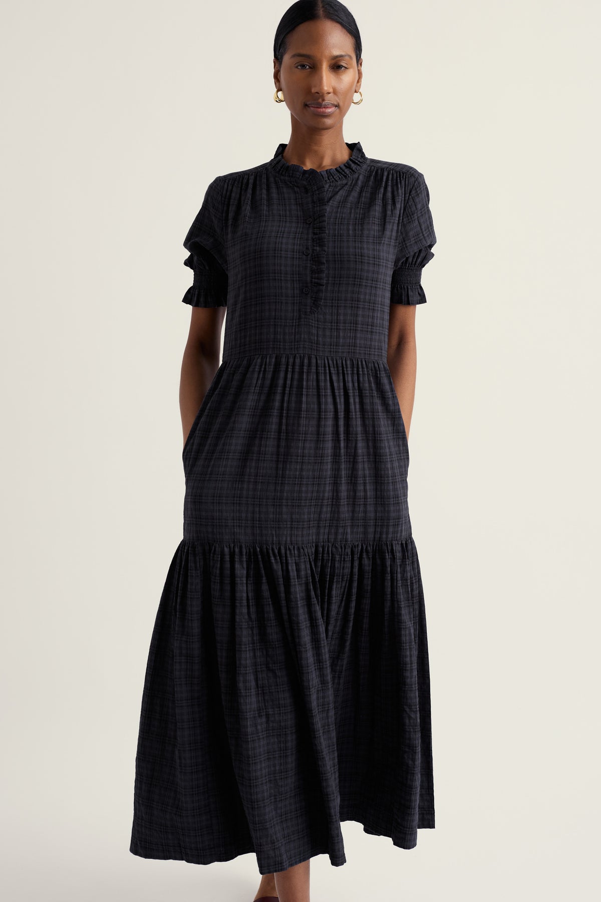 Feather Star Tiered Dress