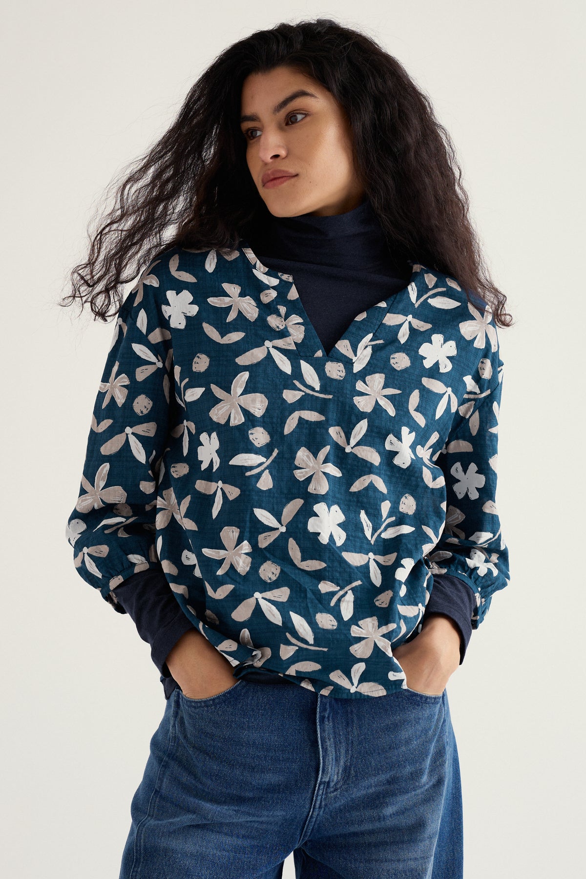Streamlet Swing-Shape Top in Organic Cotton