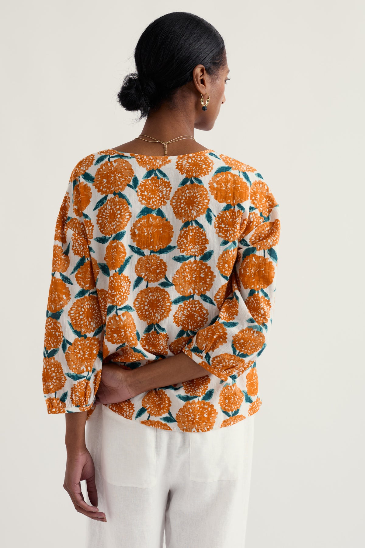 Streamlet Swing-Shape Top in Organic Cotton