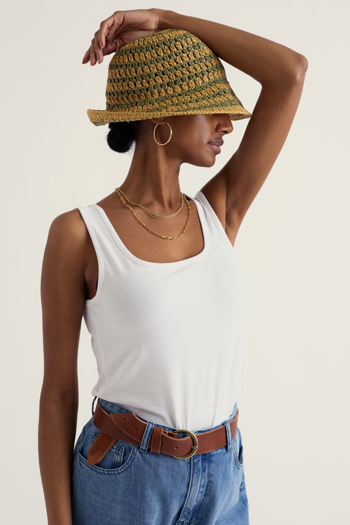 Mabe Fitted GOTS-Certified Organic Cotton Rich Vest