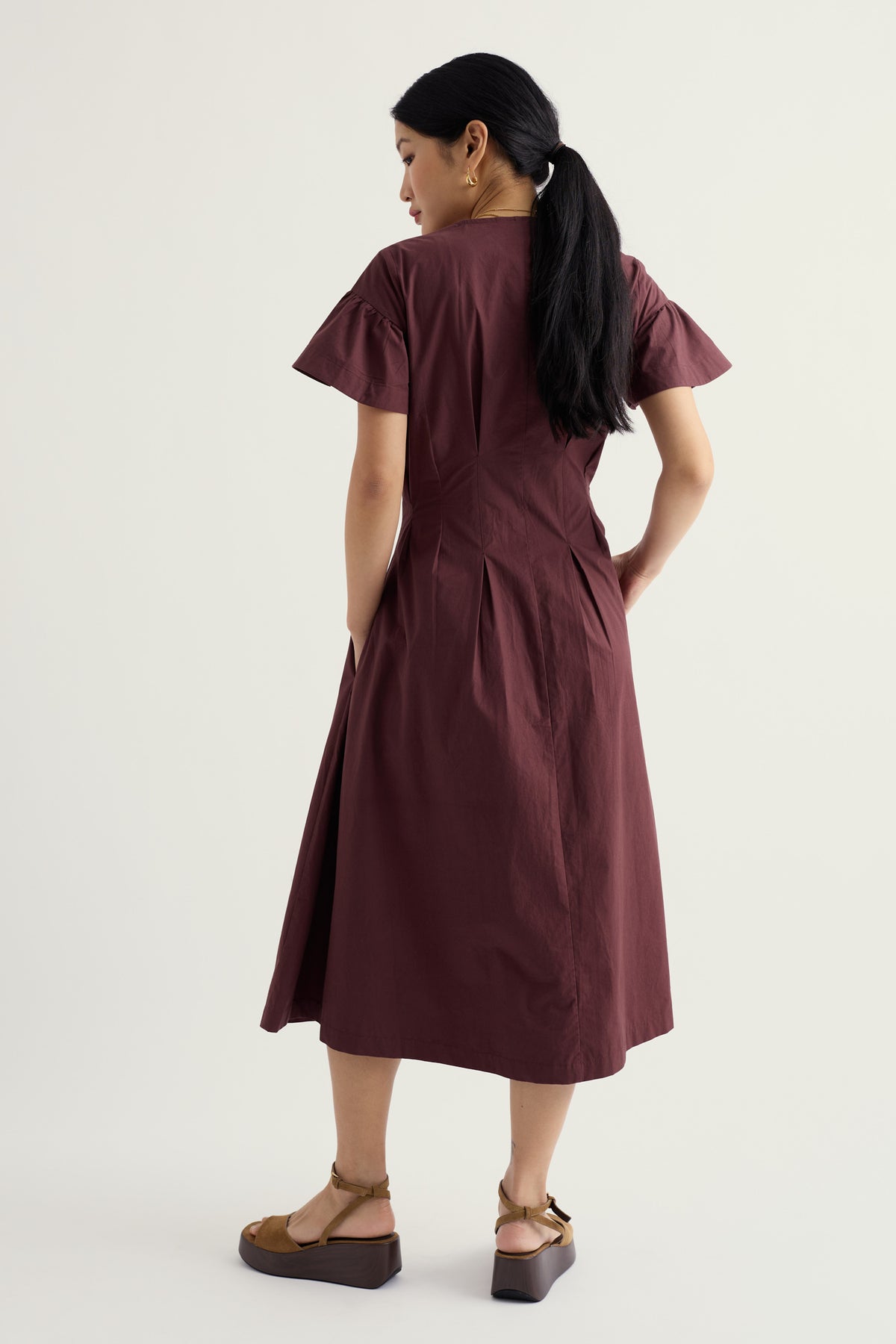 Kerthen Woods Poplin Midi Dress