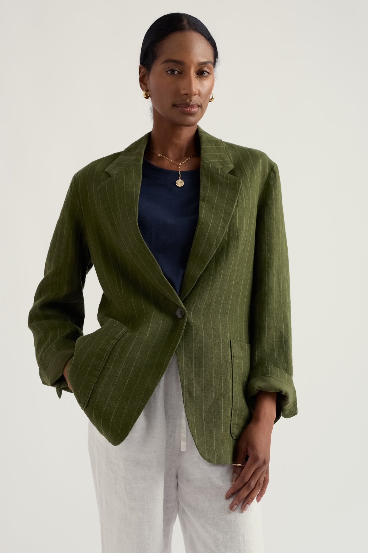 Ambrys Linen Blazer