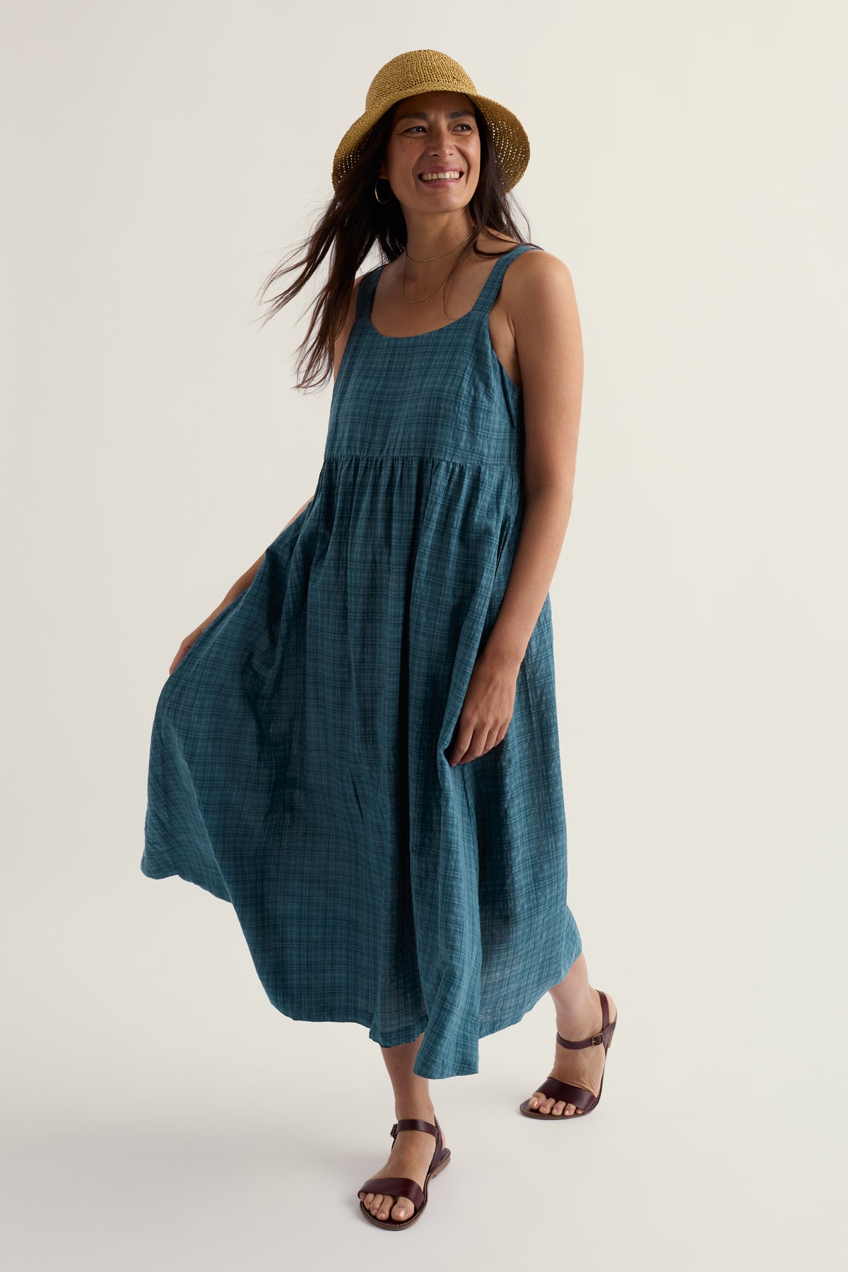 Laity Empire Line Midi Dress