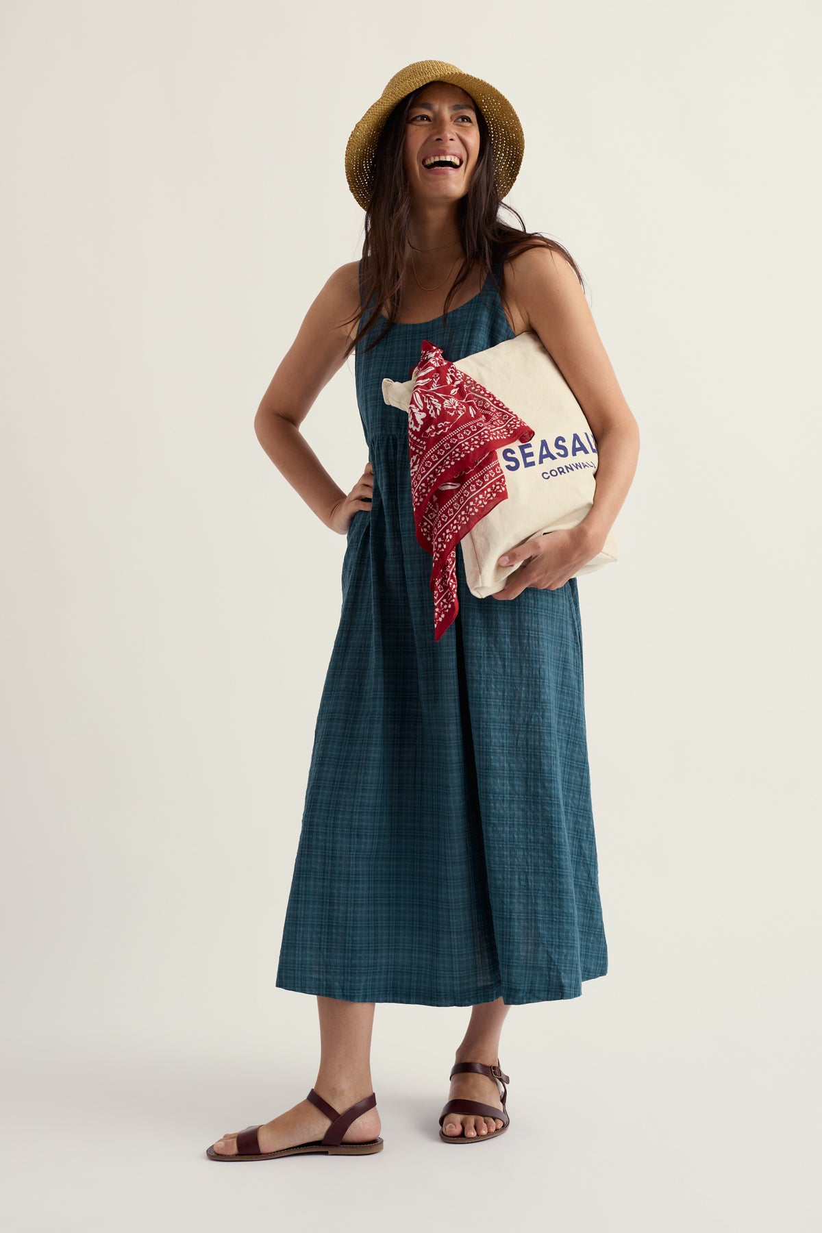 Laity Empire Line Midi Dress