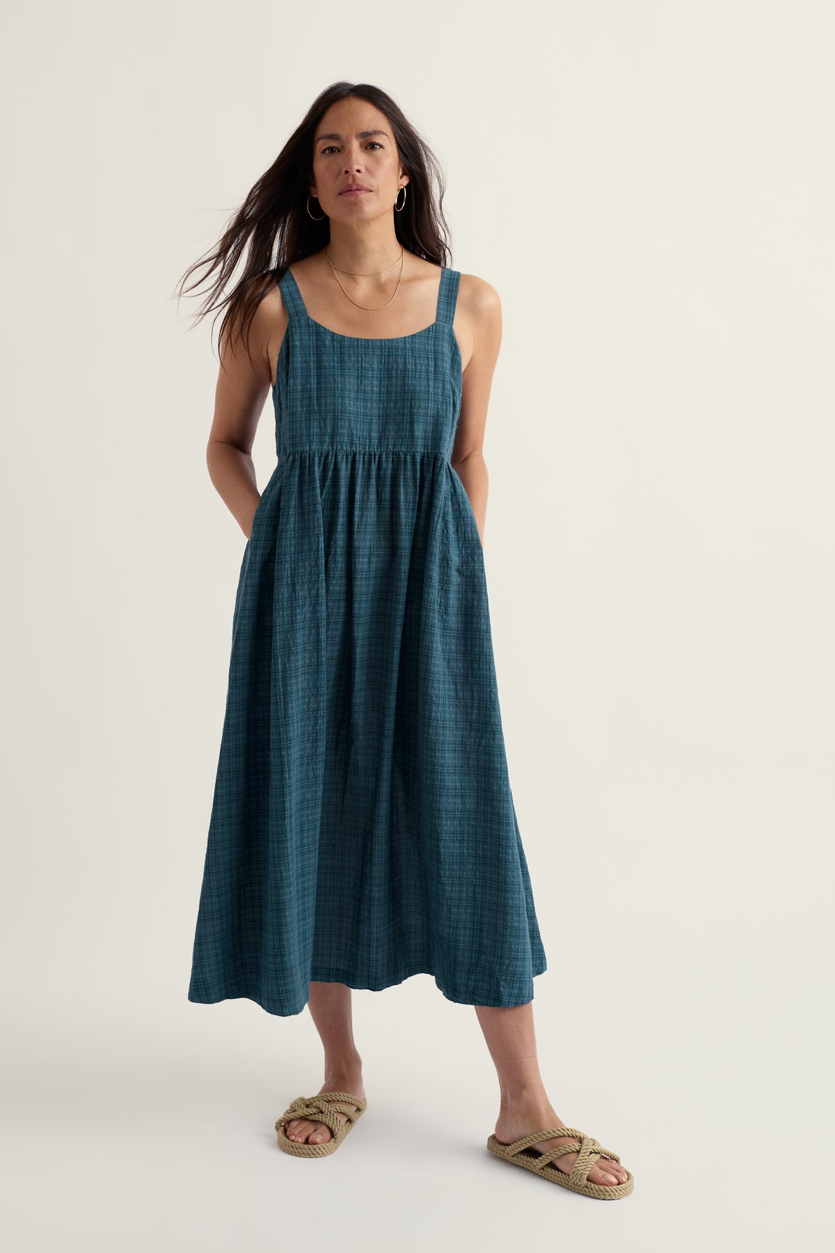 Laity Empire Line Midi Dress