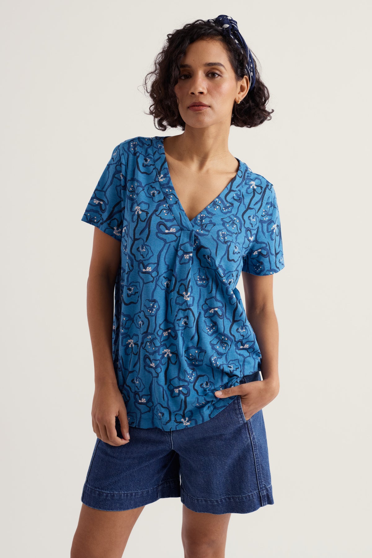 Barnoon Jersey Printed Short-Sleeve Top