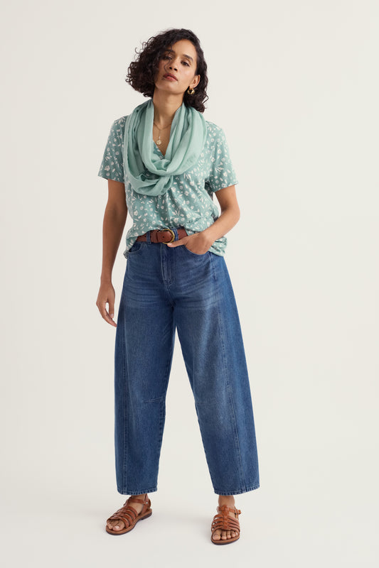 Barnoon Jersey Printed Short-Sleeve Top