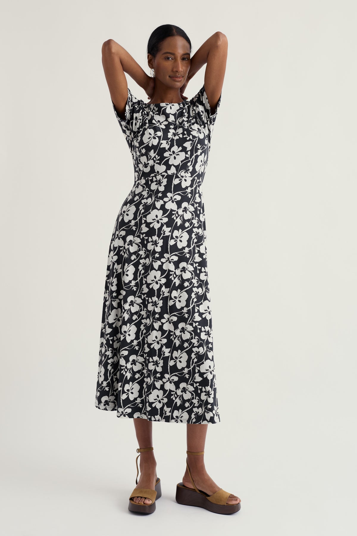 Mirva Midi Jersey Dress