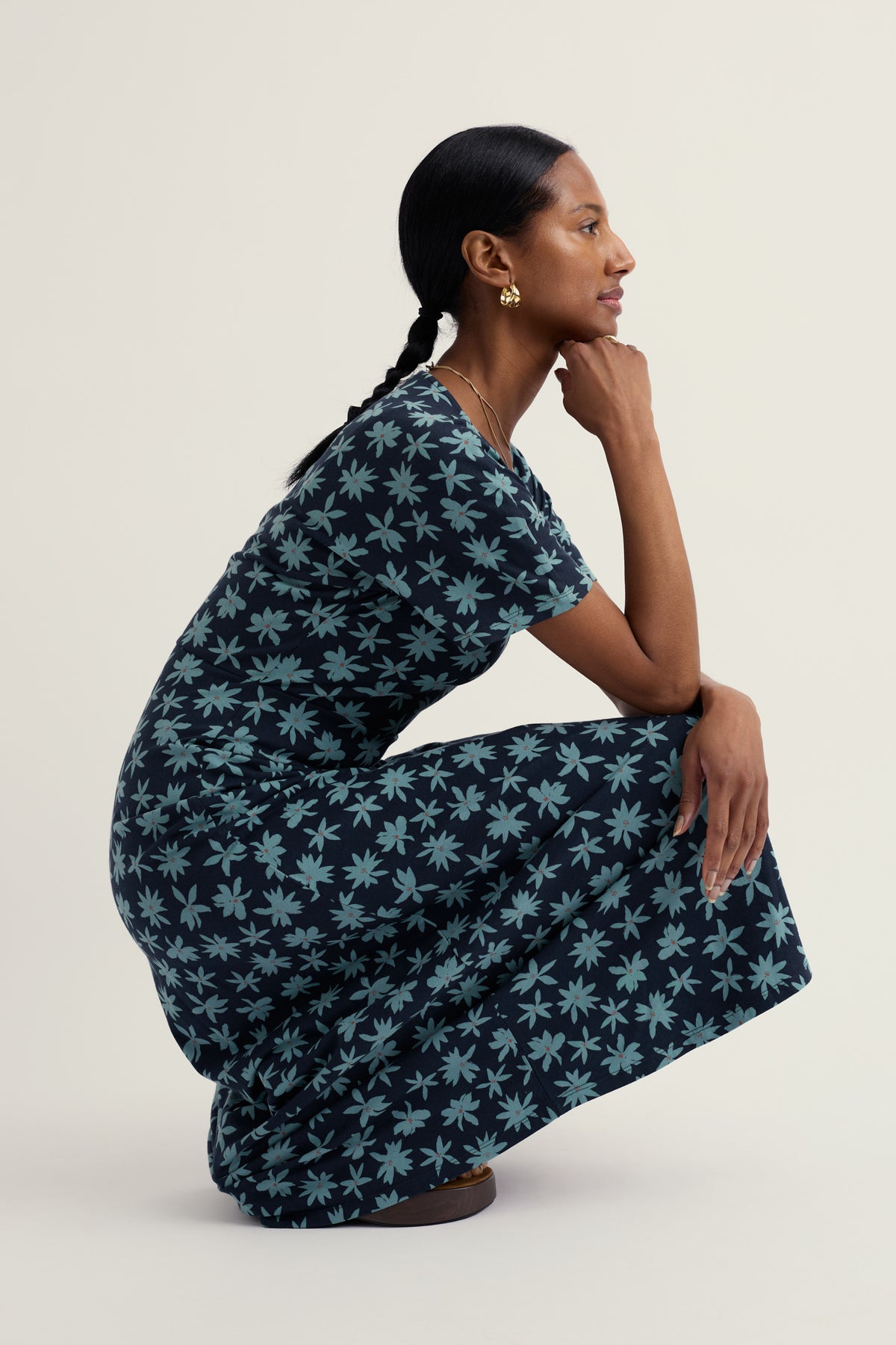 Mirva Midi Jersey Dress