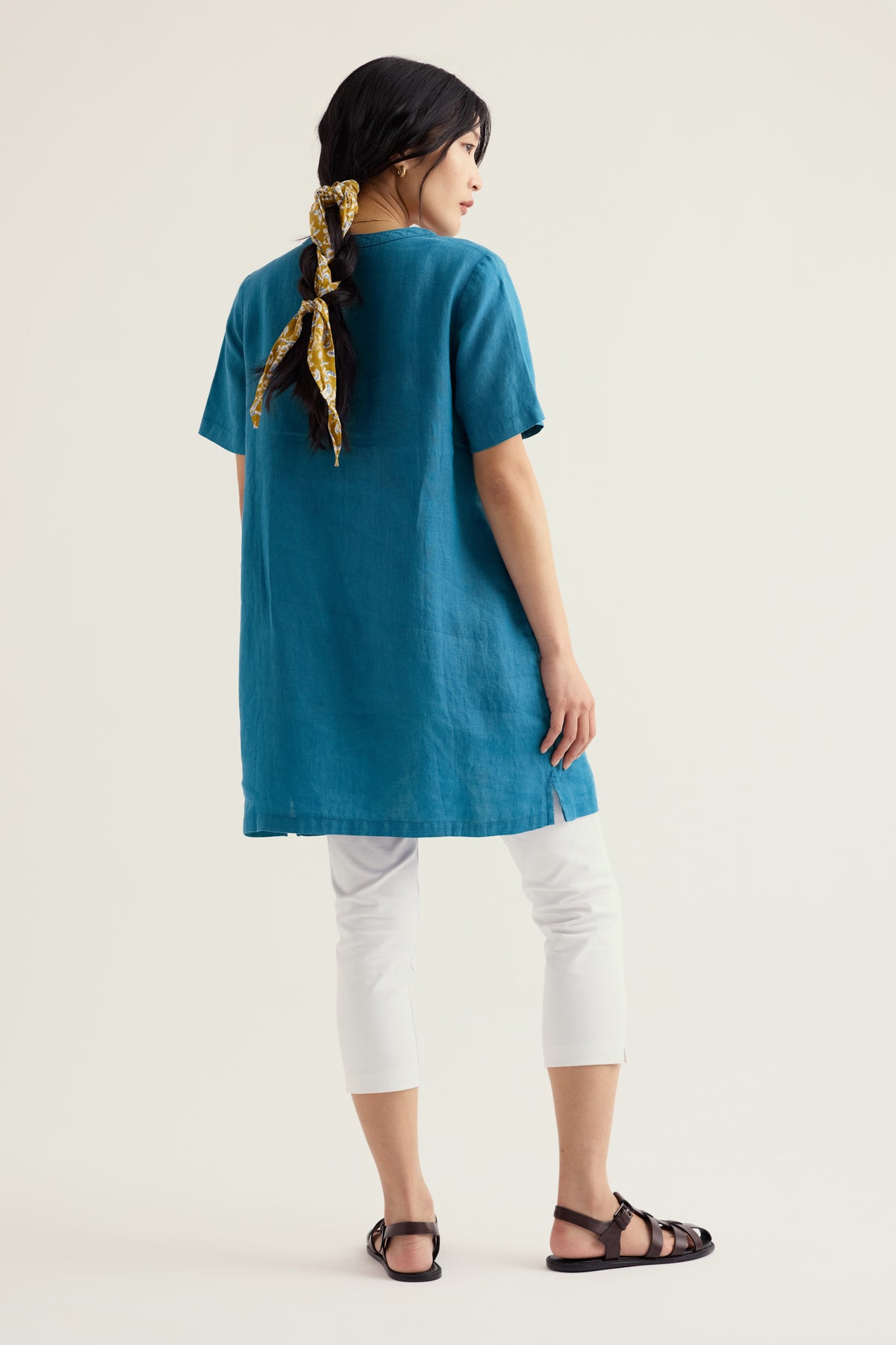 Kestle Mill Short Sleeve Linen Tunic