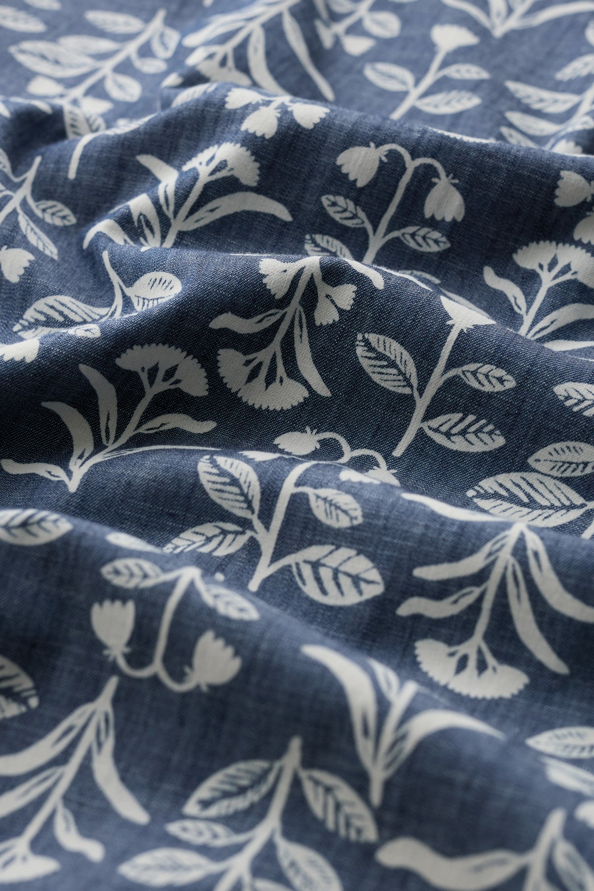 River Cove Shift Dress in Organic Cotton Chambray