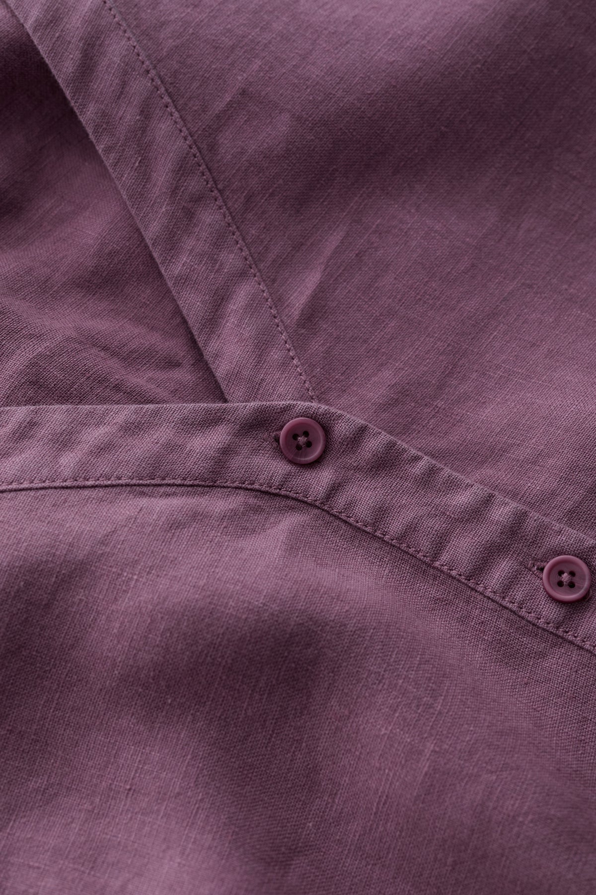 Word Posey Linen Shift Dress