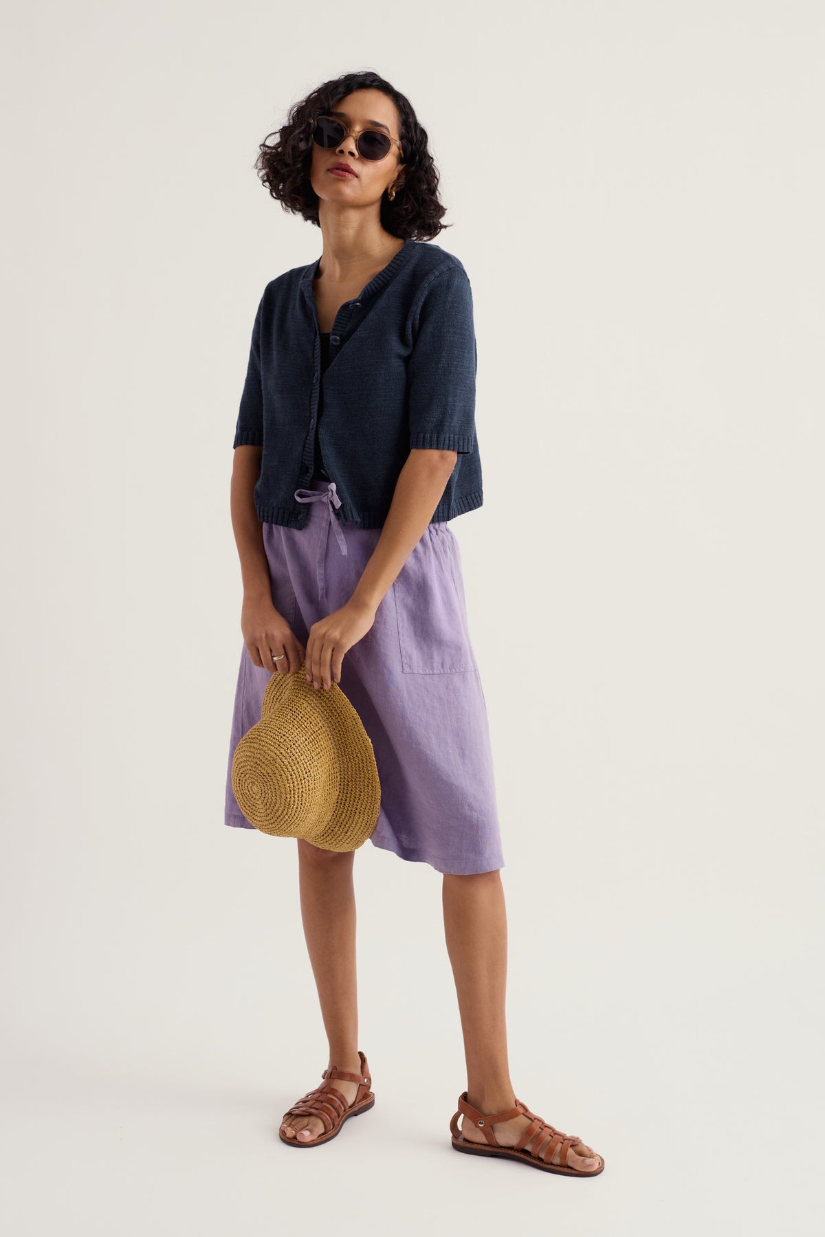 Pepper Moth Linen Skirt