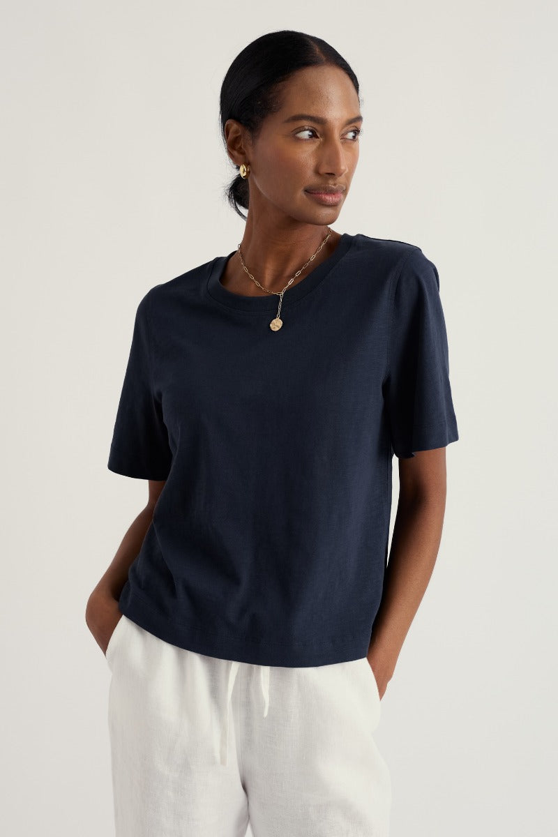 Copseland Plain T-Shirt in GOTS-Certified Organic Cotton Jersey